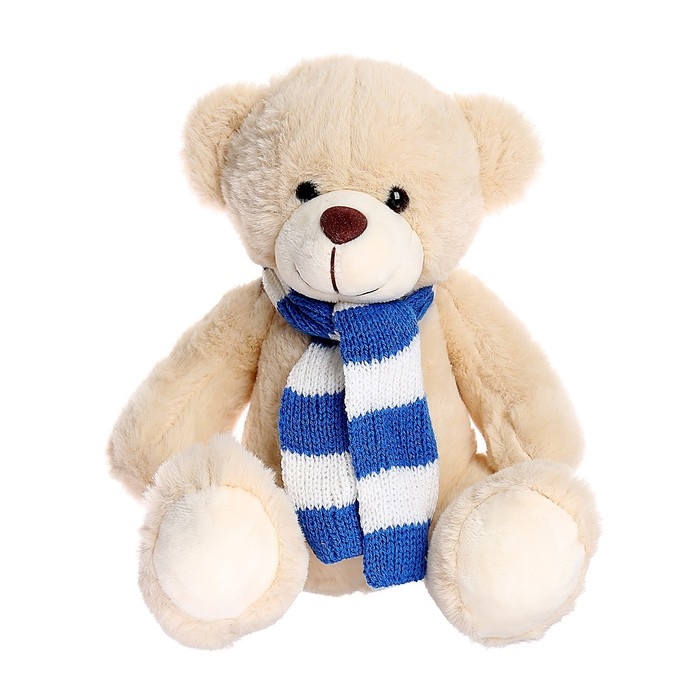 Мягкая игрушка «Мишутка в шарфе», цвета МИКС