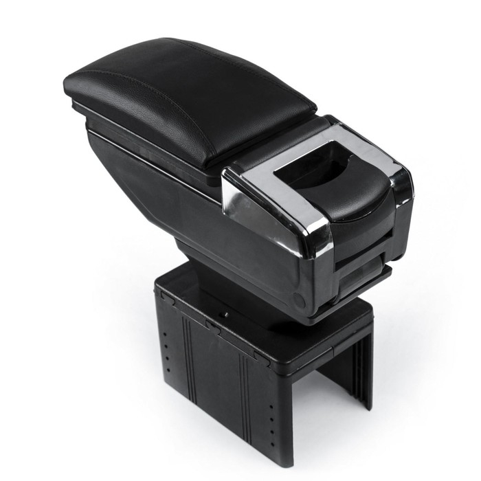 Подлокотник универсальный с пепельницей и подставкой подстаканником, черный, Подлокотник универсальный с пепельницей и подставкой подстаканником, черный,