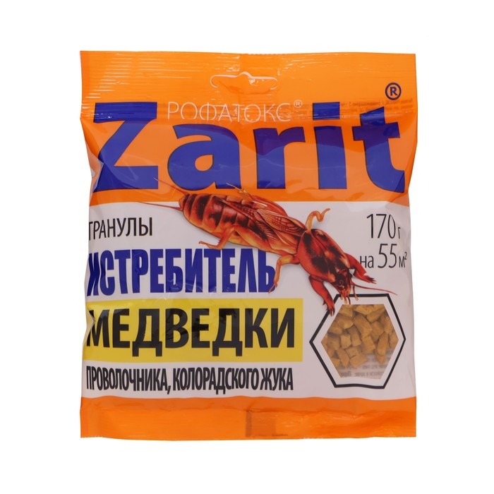 Средство от медведки и проволочника Зарит Рофатокс, гранулы, 170 г Средство от медведки и проволочника Зарит Рофатокс, гранулы, 170 г