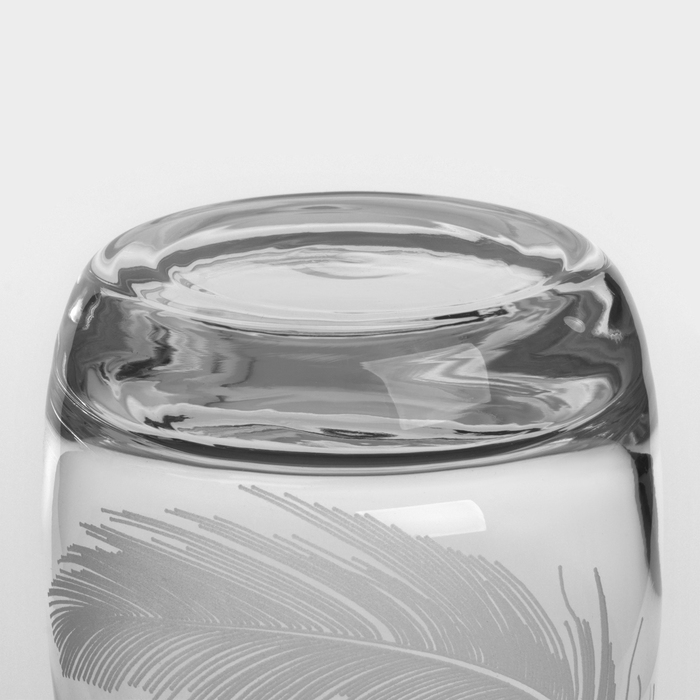 Набор стеклянных стаканов «Перо», 300 мл, 6 шт Набор стеклянных стаканов «Перо», 300 мл, 6 шт