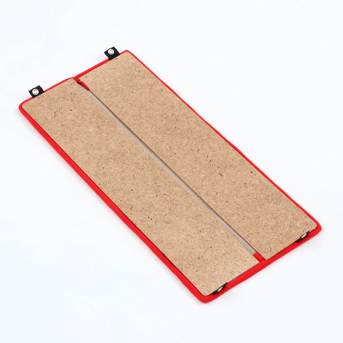 Когтеточка  угловая средняя, ковролиновая с пропиткой, 57 х 13 см, микс цветов Когтеточка  угловая средняя, ковролиновая с пропиткой, 57 х 13 см, микс цветов