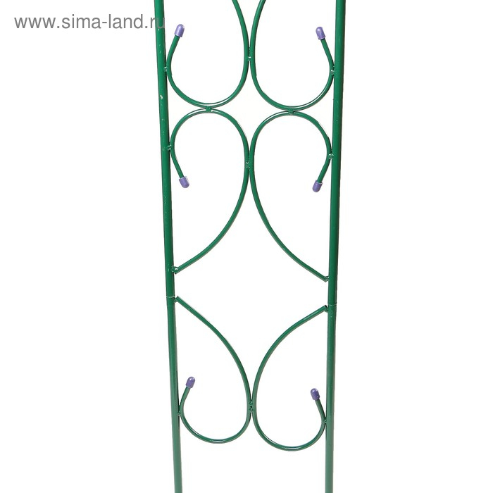 Арка садовая, разборная, 250 × 120 × 30 см, металл, зелёная, «Узор-2» Арка садовая, разборная, 250 × 120 × 30 см, металл, зелёная, «Узор-2»