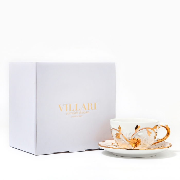 Чайная пара фарфор «Соната» чашка 200 мл, блюдце ⌀ 16 см Чайная пара фарфор «Соната» чашка 200 мл, блюдце ⌀ 16 см