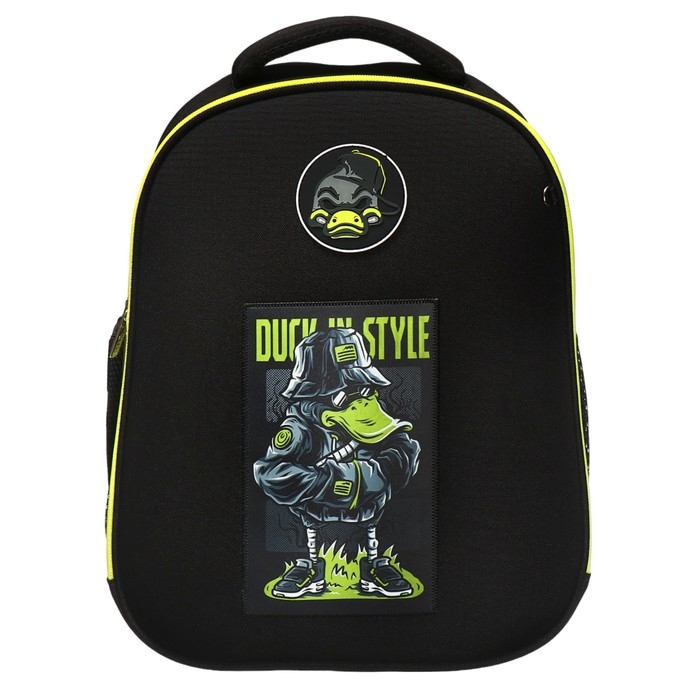 Рюкзак каркасный 38 х 29 х 17, deVENTE Choice Lite 17L, Cool Duck, черный 7033427 Рюкзак каркасный 38 х 29 х 17, deVENTE Choice Lite 17L, Cool Duck, черный 7033427