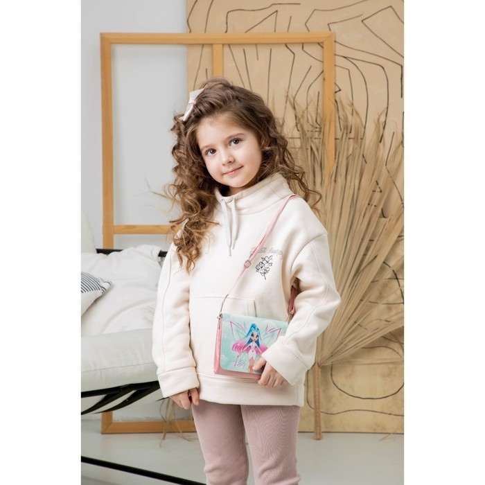 Сумка детская для девочки Сумка детская для девочки "Фея", на клапане, цвет розовый/голубой