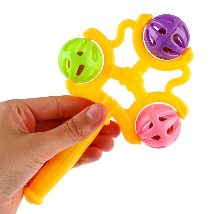 Погремушка «Первая игрушка», цвет МИКС, Крошка Я Погремушка «Первая игрушка», цвет МИКС, Крошка Я