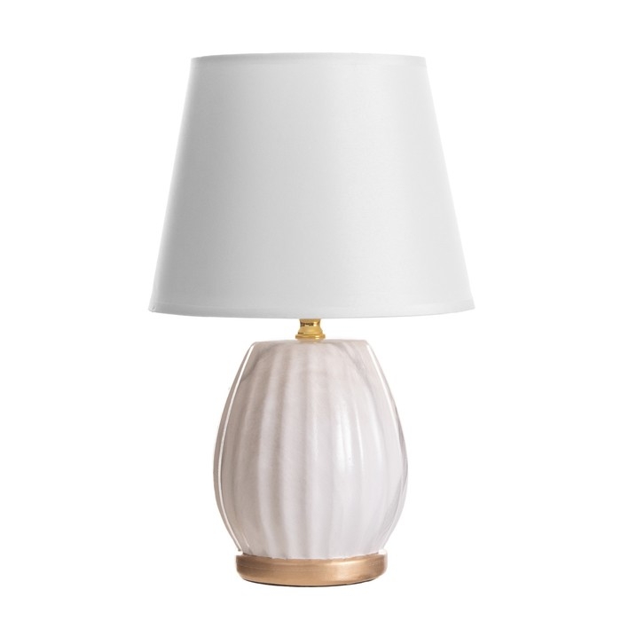 Лампа настольная Лампа настольная "Валерия" 1х40Вт Е14 серый 20х20х31см