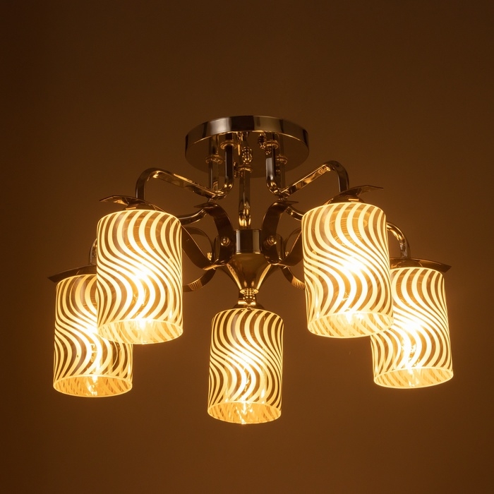 Люстра Люстра "Деми" 5х40Вт Е27 Хром МОДЕЛЬ: 2800433