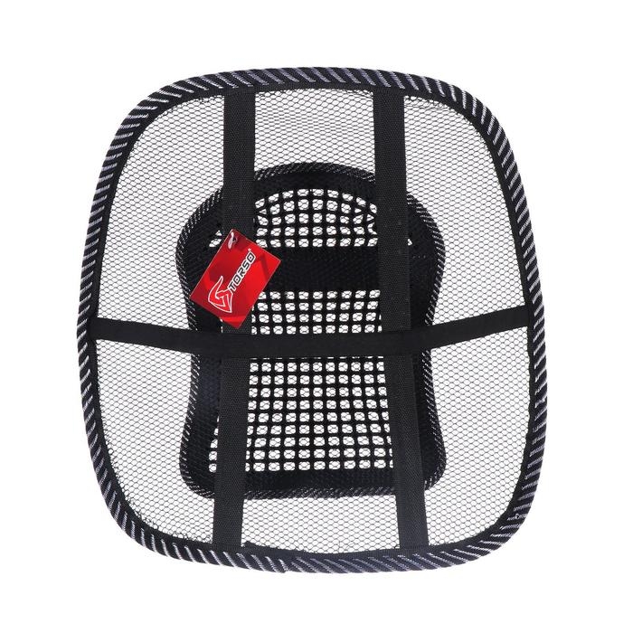 Ортопедическая спинка на сиденье TORSO с вертикальным массажером, 38×39 см Ортопедическая спинка на сиденье TORSO с вертикальным массажером, 38×39 см