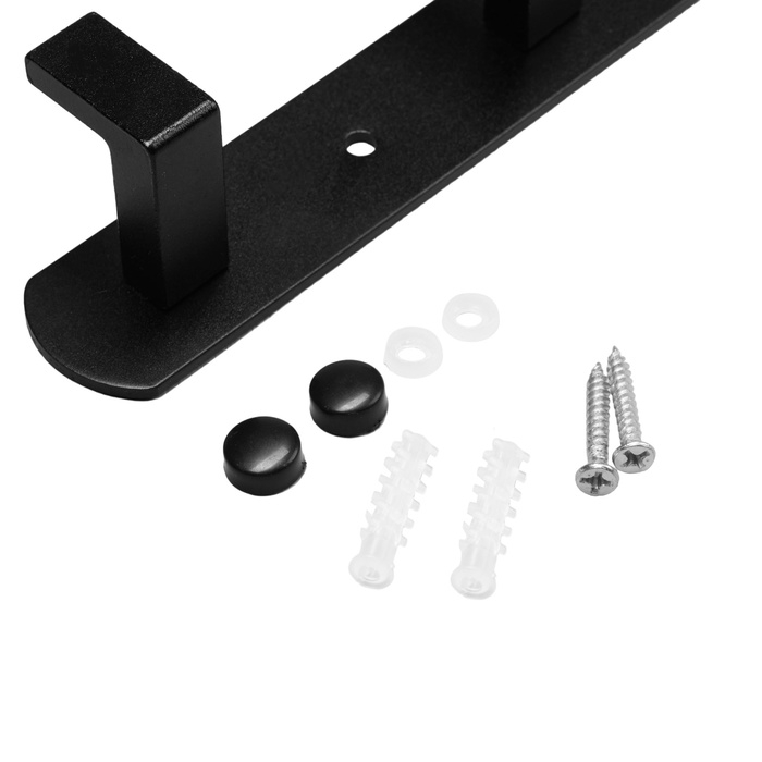 Вешалки с пятью крючками CAPPIO VC104, цвет черный Вешалки с пятью крючками CAPPIO VC104, цвет черный