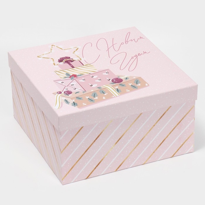 Набор подарочных коробок 10 в 1 «Happy New year», 10 х 10 х 6 ‒ 28 х 28 х 15 см, Новый год Набор подарочных коробок 10 в 1 «Happy New year», 10 х 10 х 6 ‒ 28 х 28 х 15 см, Новый год