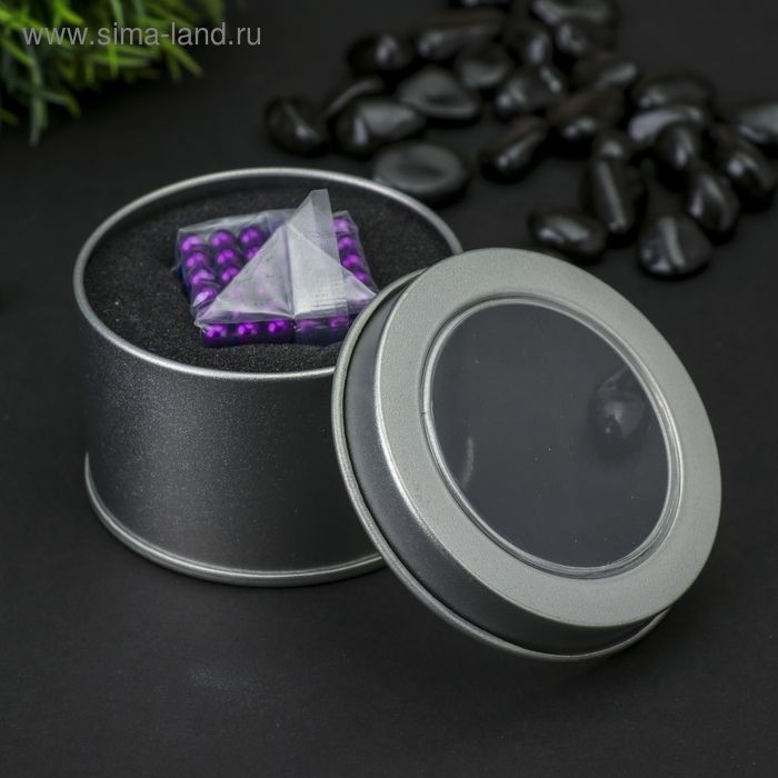 Антистресс магнит Антистресс магнит "Неокуб" 216 шариков d=0,5 см (6 цветов) 3х3 см