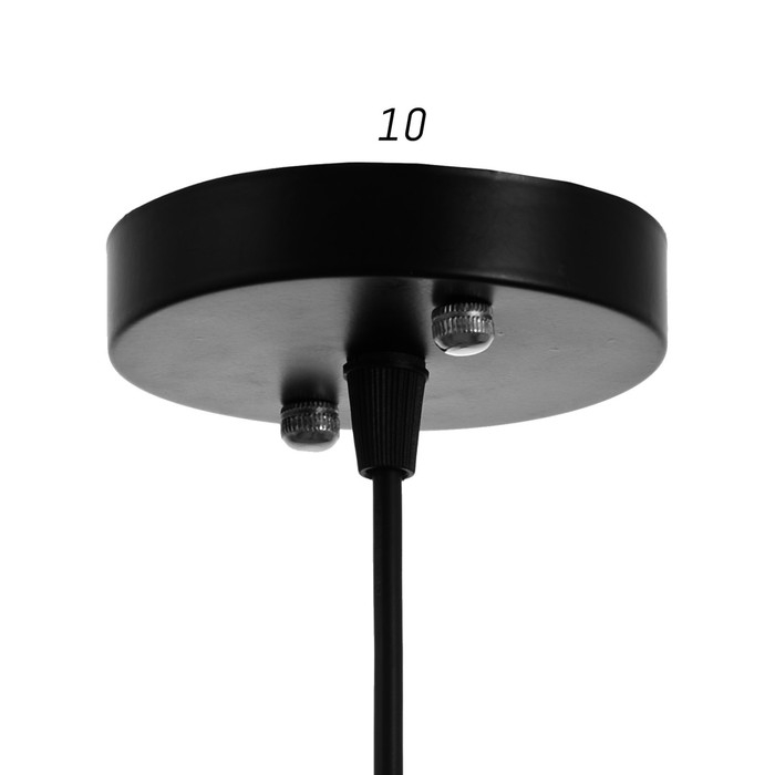 Светильник BayerLux 1398/1BK E27 40Вт черный 40х40х23 см