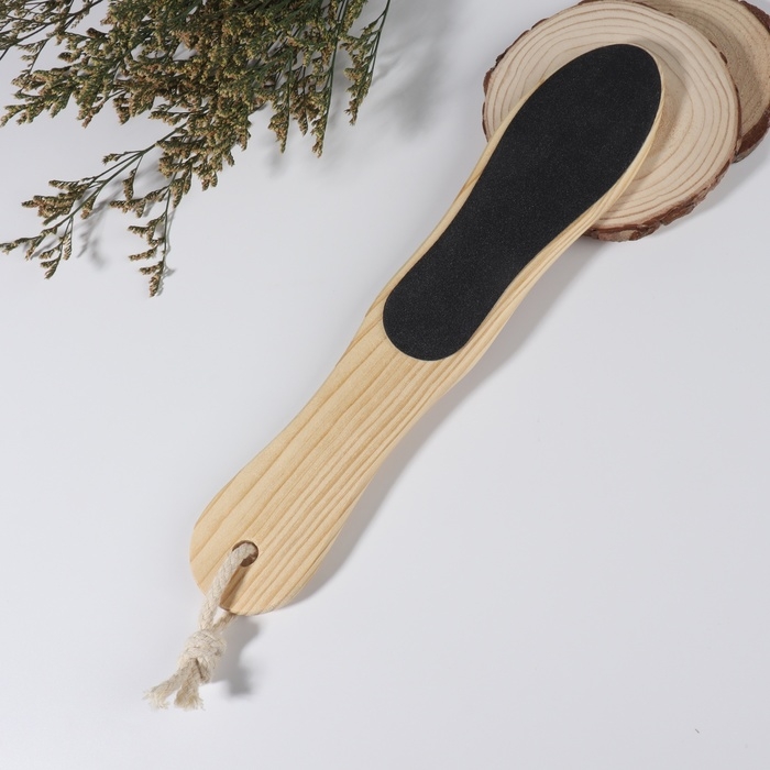 Пилка для ног, наждачная, двусторонняя, 27 см, деревянная Пилка для ног, наждачная, двусторонняя, 27 см, деревянная