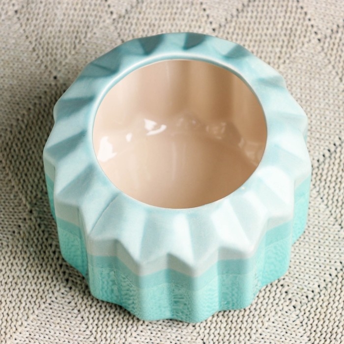 Кашпо  Кашпо "Симпл" зеленое, 11х11х9 см