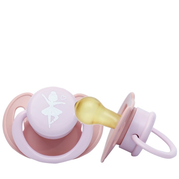 Соска - пустышка латексная классическая «Балерина», от 3 мес., цвет розовый Соска - пустышка латексная классическая «Балерина», от 3 мес., цвет розовый