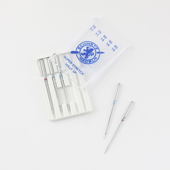 Иглы для бытовых швейных машин, для стрейч-ткани, №75/90, 5 шт Иглы для бытовых швейных машин, для стрейч-ткани, №75/90, 5 шт