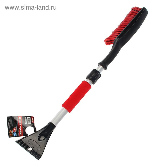 Щетка сметка, со скребком, телескопическая, AVS SB-6333 L, 68-88 см Щетка сметка, со скребком, телескопическая, AVS SB-6333 L, 68-88 см