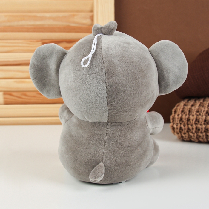 Мягкая игрушка «Коала» с сердцем, 22 см, цвет серый Мягкая игрушка «Коала» с сердцем, 22 см, цвет серый