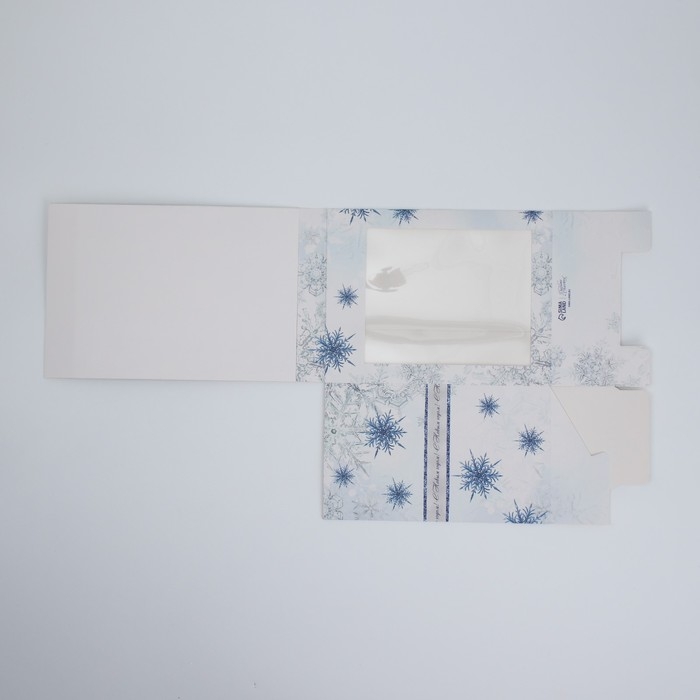 Подарочная коробка новогодняя складная с 3D эффектом «Снежный вальс», 18 х 14 х 23 см, Новый год Подарочная коробка новогодняя складная с 3D эффектом «Снежный вальс», 18 х 14 х 23 см, Новый год