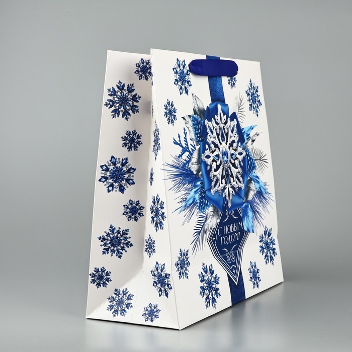 Пакет подарочный новогодний ламинированный квадратный «С Новым годом», 30 х 30 х 12 см , Новый год Пакет подарочный новогодний ламинированный квадратный «С Новым годом», 30 х 30 х 12 см , Новый год