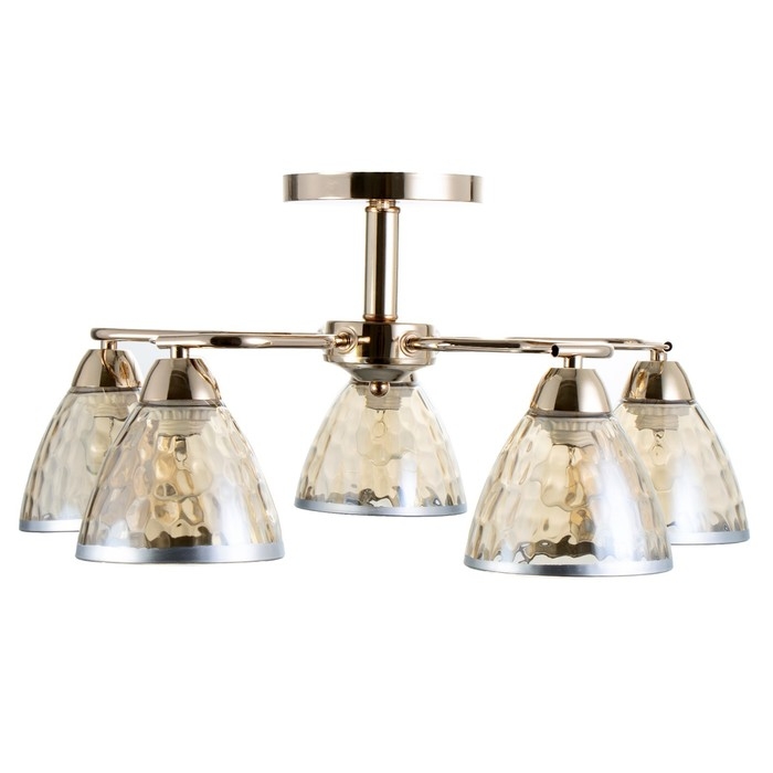 Люстра Люстра "Донна" 5хЕ27 40Вт золото 56х56х22 см BayerLux