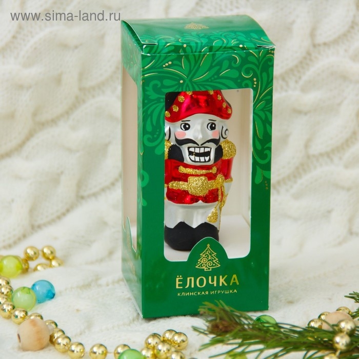 Ёлочная игрушка Ёлочная игрушка "Щёлкунчик" h-11 см