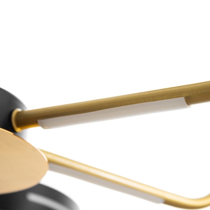 Люстра Люстра "Нестер" 6хLED 156Вт 3000-6000К черно-золотой 87х87х35 см BayerLux