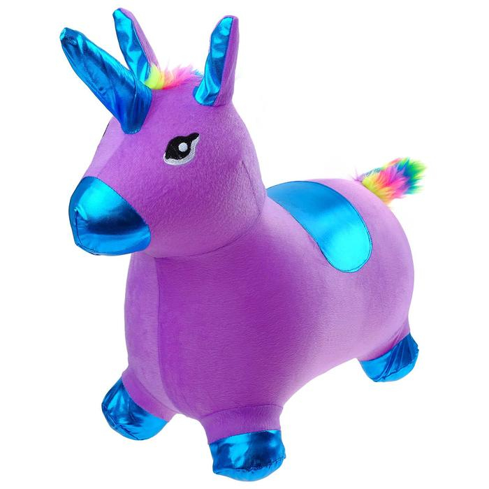 Попрыгун ZABIAKA «Единорог», текстильная отделка, 66х25х44 см, 1350 г, цвет МИКС Попрыгун ZABIAKA «Единорог», текстильная отделка, 66х25х44 см, 1350 г, цвет МИКС