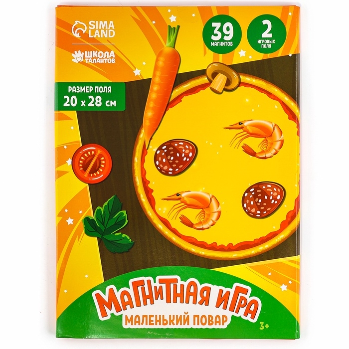 Магнитная игра Магнитная игра "Маленький повар" 28*20