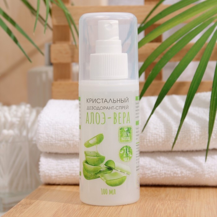 Минеральный дезодорант-спрей «Алоэ Вера», 100 мл Минеральный дезодорант-спрей «Алоэ Вера», 100 мл