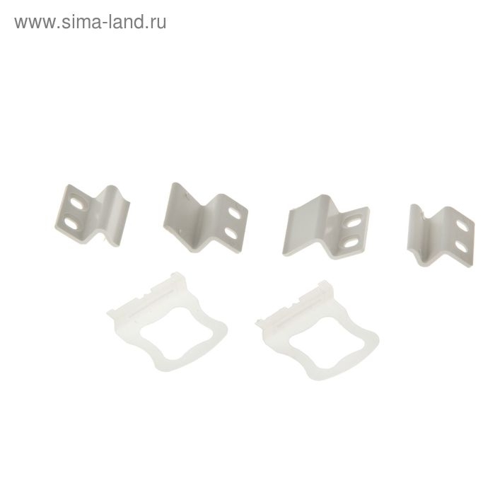 Набор креплений и ручек для москитной сетки, белый