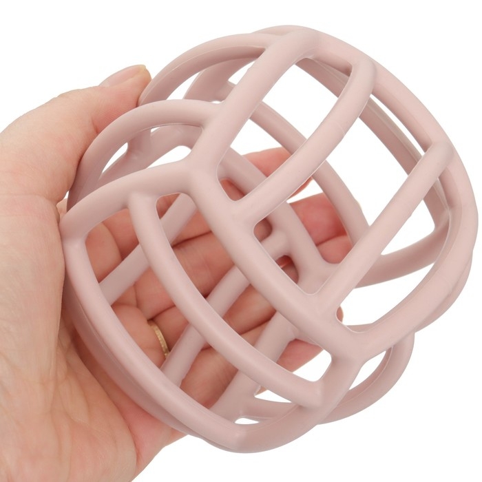 Прорезыватель силиконовый «Куб», цвет розовый, Mum&Baby