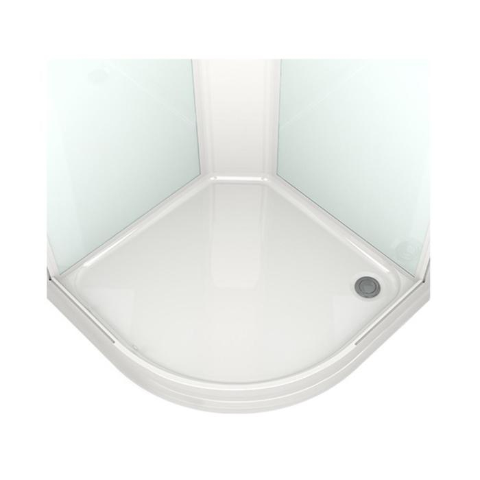 Душевая кабина DOMANI-Spa Delight 88, поддон 15см, черные стенки, тонированное стекло, 80х80