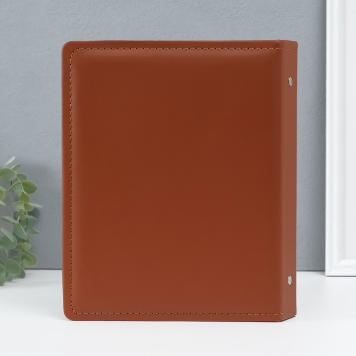 Фотоальбом на 200 фото 10х15 см Фотоальбом на 200 фото 10х15 см "Змея" коричневый кожзам 4х20,3х26,2 см