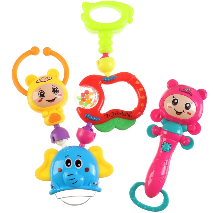 Набор погремушек «Собери меня», 5 шт., яркие цвета, Крошка Я Набор погремушек «Собери меня», 5 шт., яркие цвета, Крошка Я
