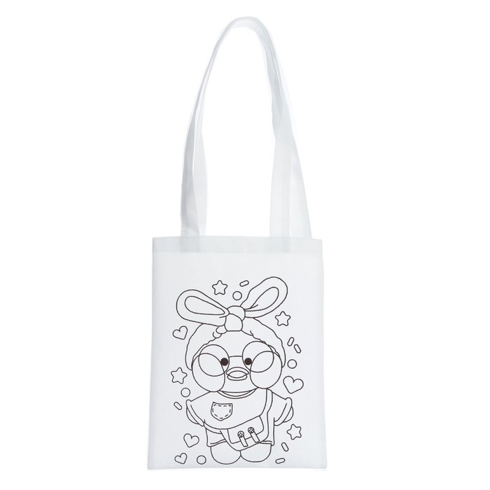 Сумка-Шоппер, раскраска «Уточка» 20 × 27 см Сумка-Шоппер, раскраска «Уточка» 20 × 27 см