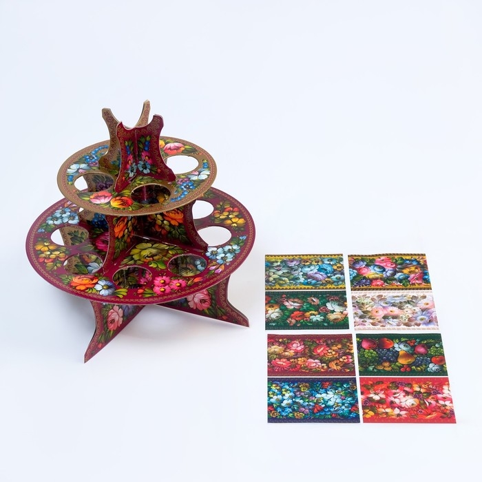 Пасхальный набор Пасхальный набор "Декоративная подставка для яиц" МИКС