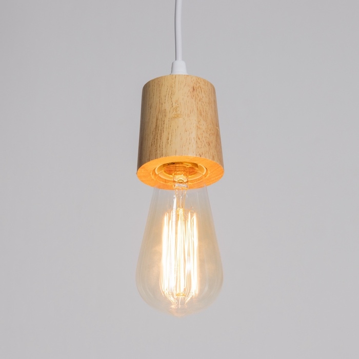 Светильник подвесной Светильник подвесной "Клауд" цилиндр 1х40Вт Е27 белый 5х6,5х95см