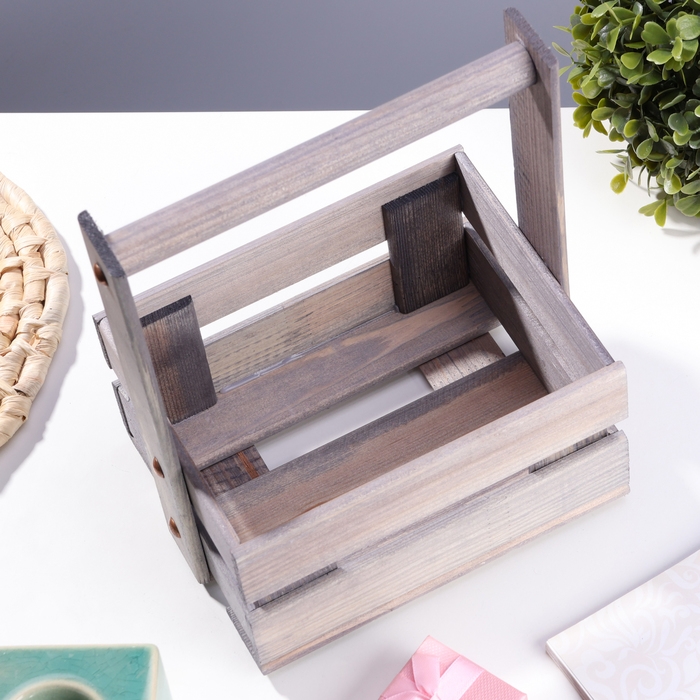 Ящик, 23х16х9/28 см, ель Ящик, 23х16х9/28 см, ель