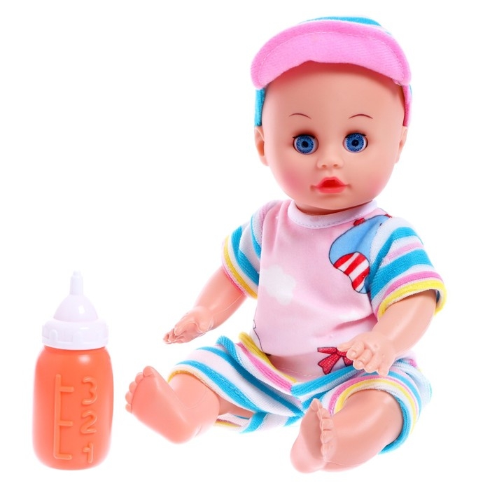 Пупс «Саша» со звуком, в платье Пупс «Саша» со звуком, в платье