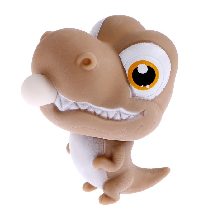 Мялка «Динозаврик» надувает шарик Мялка «Динозаврик» надувает шарик