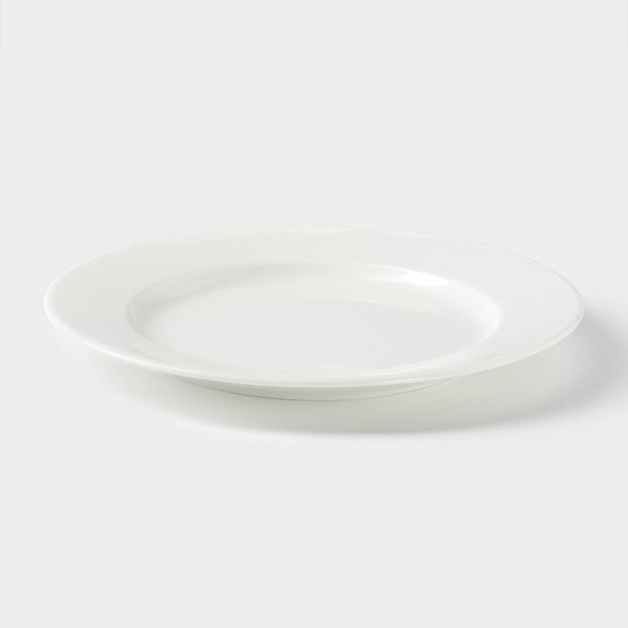 Тарелка фарфоровая десертная Wilmax Stella Pro, d=20 см, цвет белый Тарелка фарфоровая десертная Wilmax Stella Pro, d=20 см, цвет белый