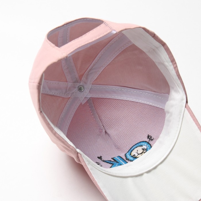 Кепка детская MINAKU "ОК", цв. розовый, р-р 44-46