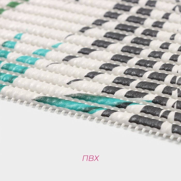 Коврик для дома Доляна «Пальмовая ветвь», 40×65 см, цвет зелёный Коврик для дома Доляна «Пальмовая ветвь», 40×65 см, цвет зелёный