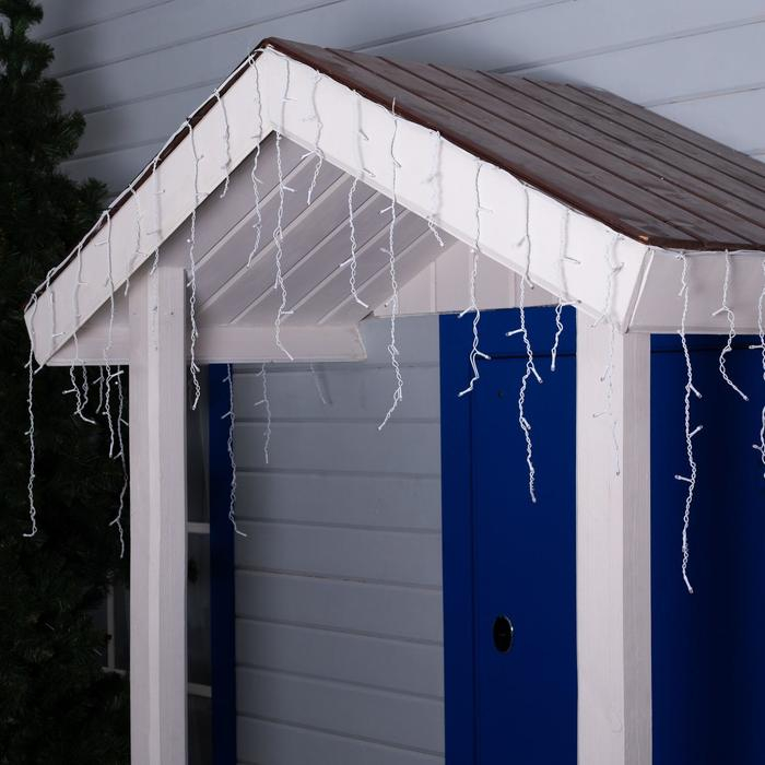 Гирлянда «Бахрома» 3 × 0.6 м, IP44, УМС, белая нить, 160 LED, свечение мульти, 220 В Гирлянда «Бахрома» 3 × 0.6 м, IP44, УМС, белая нить, 160 LED, свечение мульти, 220 В