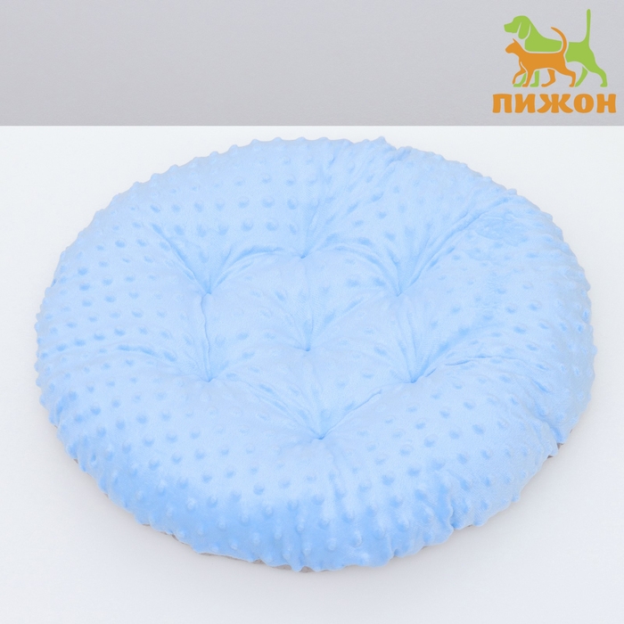 Лежак для животных  Лежак для животных "Нежность", 50 х 50 х 10 см, голубой