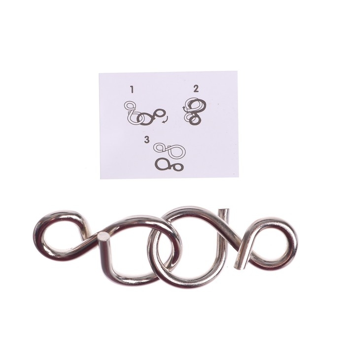 Головоломка «Нетупин», металл, МИКС, в шоубоксе Головоломка «Нетупин», металл, МИКС, в шоубоксе