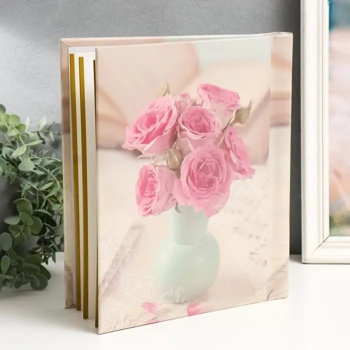 Фотоальбом 10 магнитных листов "Букетик" 23х28 см