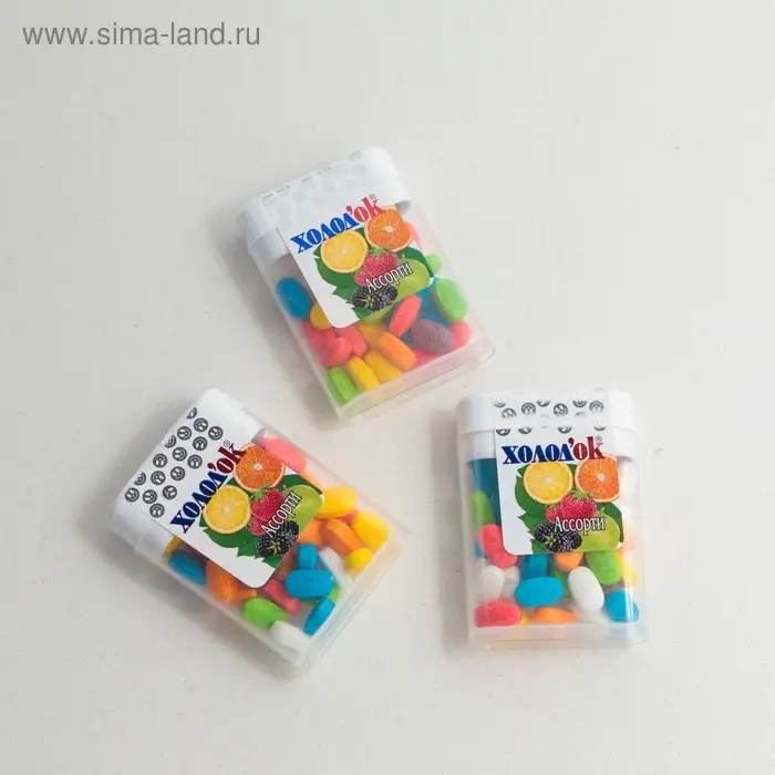 Конфеты &laquo;Холодок&raquo; таблетированные со вкусом мультифрукт, 14 г